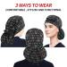 ABAMERICA Women's Surgical Scrub Cap with Ponytail Holder Personalized Nurse Hat for Long Hair | D02 Heart Beating Design - Buy Online on GoSupps.com