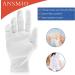 ANSMIO 2 Pairs White Cotton Gloves for Dry Hands, Eczema, and Moisturizing - Size M (Medium) - Buy Online on GoSupps.com