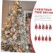 DECHOUS 10pcs branch christmas tree artificial flowers christmas berries Accessories artificial berries stems artificial fruit artificial xmas berry stem Christmas berry branch Red 19X5X5CM - Buy Online on GoSupps.com