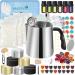 Candle Making Kits  Candle Making Supplies DIY Arts and Crafts Kits  Including 21oz Soy Wax  900ml Candle Making Pot  6 Bottles of Essential Oil  6 Candle Tins  Rich Dye and More