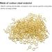 500pcs Small Gold Tone Screw Eye Pins Hooks for Jewelry Making DIY Crafts - 5.5x12x1.2mm - Buy Online on GoSupps.com