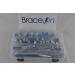 Brace On 48-Piece Finger & Thumb Splint Kit - Comfortable Hand Injury Splints Foam & Metal Support 5 Styles - International Shipping Available - Buy Online on GoSupps.com