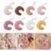Buy Soft Moon-Shaped Pico Baby Pacifier Clip - 15cm Skin Pink Holder for Newborns | International Shipping Available - Buy Online on GoSupps.com
