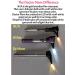 Dr Mom Slimline Stainless LED Pocket Otoscope - Third Generation with Soft White Natural Hue Light Spectrum - Clamshell Packaging - Buy Online on GoSupps.com