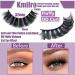 Kmilro F09 Curly Fluffy Lashes 10 Pairs - 18MM 8D Volume Russian Strip Mink Fake Eyelashes - Buy Online on GoSupps.com