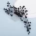 Kercisbeauty Black Beads Long Hair Comb - Gothic Wedding Hair Accessories for Brides & Girls | Handmade Jewelry - Buy Online on GoSupps.com