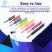 Dreld 9 Solfeggio Tuning Forks Kit for DNA Repair & Healing Sound Therapy - Colorful | Includes Silicone Hammer and Bag - Perfect Musical Instrument for Balancing Healers - Buy Online on GoSupps.com