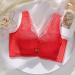 SHINEHUA Bralette Lace Sleep Bustier Tops for Women - Modern Red 36 | Stylish & Comfortable Lingerie - Buy Online on GoSupps.com