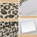 Moko Double-Sided Glasses Case with Mirror | Scratch-Resistant & Stylish Leopard Pattern for Glasses Reading Glasses & Contact Lenses - International Shipping Available - Buy Online on GoSupps.com