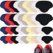 36 Packs Shoe Heel Repair Patch Kit Self Adhesive Inside Shoe Patches for Holes Leather Heel Pads Shoe Glue Sole Repair Shoe Repair Glue Fit for Most Types of Shoes Small and Large 7 Colors