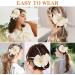 Lurrose 1PC Fascinator Hair Clip Fascinator Hair Pin Hair Clip Fascinator Hair Accessories for Women Wedding Tea Party Hat Beige - Buy Online on GoSupps.com