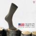 FoxRiver Men's Wick Dry Auras Ultra-Lightweight Liner Crew Socks - Large Olive - Buy Online on GoSupps.com
