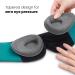 Manta Weighted Sleep Mask | 100% Blackout Eye Mask for Optimal Sleep | Unisex Gray/Turquoise - Buy Online on GoSupps.com