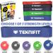 Teknifit XX-Heavy Resistance Band for Full Body Workout - Home Fitness Solution - Free Exercise Guide Download - Blue - Buy Online on GoSupps.com