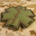 Olive Drab Multicam EMS EMT Medic Paramedic Morale PVC Hook Patch - Buy Online on GoSupps.com
