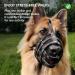 Collardirect Leather Basket Muzzle for Large Dogs - German Shepherd Dalmatian Doberman - Medium & Large Sizes - Black & Brown - Buy Online on GoSupps.com