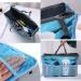 Yueming Handbags Organizer - Expandable Cosmetic & Diaper Bag Pocket Organizer for Women - 13 Bags Zip Liner Pouch Travel Bag 28x16.5x8.5cm Blue - Buy Online on GoSupps.com