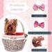 30PCS Pink Dog Hair Bows with Rubber Bands - Cute Hair Bowknots for Female Dogs - Grooming Accessories - Buy Online on GoSupps.com