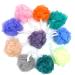 10 Pack Loofah Bath Sponge,Small Size Colorful Loofahs,Soft Exfoliating Shower Lufa,Mesh Bath and Shower Sponge for Kids and Adults 10 Count (Pack of 1)