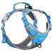 Thinkpet Anti Zug Dog harness dog harness with handle easy to control dog dishes adjustable without choking dog harnesses reflective breathable (m blue) blue m (1 Pack)