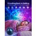 Galaxy Projector HD RGB Star Light with White Noise, Bluetooth Speaker & Remote - Deep Sky Blue - Buy Online on GoSupps.com
