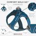 DOG Copenhagen Comfort Walk Go Dog Harness - Ocean Blue (Size S) | Premium Quality & International Shipping - Buy Online on GoSupps.com