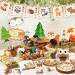 Arthsdite 24Pcs Woodland Creatures Theme Cupcake Toppers Tree Mountain Deer Bear Rabbit Squirrel Fox Cupcake Picks Safari Jungle Animals Theme Baby Shower Birthday Party Cake Decorations Supplies - Buy Online on GoSupps.com