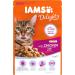 IAMS Delights Senior Cat Food Wet - Chicken in Sauce 12x85g | High-Quality Nutrition for Cats 7+ Years - Buy Online on GoSupps.com