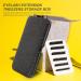 FOMIYES Box Tweezers Storage Bag Eyelash Tweezers Box Eyelash Tweezers Holder Storage Container Tweezers for Black 15.5x8cm Centimeter 15.5x8cm Black - Buy Online on GoSupps.com