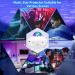 Galaxy Light Projector with Remote Control | 10 Color Changing LED, Bluetooth Speaker, Timer | Baby Room Decor & Festival Gift - White - Buy Online on GoSupps.com
