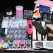 Acrylic Nail Kit with Everything for Beginner: Professional Nail Kit Acrylic Set Acrylic Powder and Glitter Kits with Drill and U V Light Starter Kit Gift for Women Professional Acrylic Nail Kit