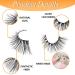 TIMELABS 3D Fluffy False Half Lashes | Natural Wispy Cat Eye Style | 10MM Short Soft Faux Mink | 10 Pairs - Buy Online on GoSupps.com