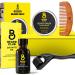 The Beard Club Beard Growth Kit - Derma Roller Beard Growth Oil Sandalwood Beard Balm Beard Comb - Gift Set - Core