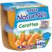 Nestle Natures Small Baby Carrots Pots for Ages 4/6 Months 2 x 130 g Pack of 12 (24 Pots)