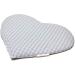 Cherry Stone Heart Pillow (30x25cm) - Organic Light Blue-White Fabric Heat Cushion - Perfect Gift - Buy Online on GoSupps.com