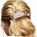 Housoutil Bangs Comb Bangs Hair Clip Pearl Wedding Hairpieces Leaf Wedding Hairpin Hair Combs for Wedding Hair Barrettes for Women Flower Side Comb Bride Accessories Rhinestone Rhinestones - Buy Online on GoSupps.com