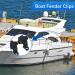 Hanaive 8 Pcs Boat Rail Fender Hanger | Pontoon Boat Fender Clips for 1'' or 1.25'' Square Rails - Black - Buy Online on GoSupps.com