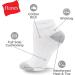 Hanes Women's 10-Pair Low Cut Socks 5-9 White - Value Pack - Buy Online on GoSupps.com