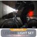 SAMLITE LED Bike Light Set: Bright Headlight for Kids & Adults, Free Tail Light, Water Resistant, Easy Install, Multiple Modes - Cycling Safety - Buy Online on GoSupps.com