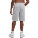 Champion Men's Powerblend Fleece Long Athletic Shorts - Oxford Gray - Buy Online on GoSupps.com