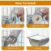 Winter Warm Bird Nest Bed Parrot House Hammock Bird Nest Parrot Hammock Birdcage Hammock Bird Hammock Tent Small Animal Hanging Bed Bird Cage Accessories (L 23x18.5x12cm) - Buy Online on GoSupps.com