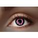 Eyecatcher 84027541-476 - Colored UV contact lenses 1 pair for 12 months bright pink carnival Mardi Gras Halloween