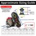 Limm Ice Snow Traction Cleats - Lightweight Crampon Cleats for Snow & Ice - Anti Slip Grippers for Shoes and Boots Medium Size - All Purpose Use - Buy Online on GoSupps.com