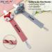 Personalized Pacifier Chain with Name - Embroidered Cotton Clip for Baby | Boys & Girls | Woodland Fox Design - Buy Online on GoSupps.com