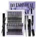 DIY eyelash extensions set eyelash extensions lash extensions set diy eyelash extensions bond and Seal eyelash extensions DIY (8 Type-D Curl-14mm) kit-14mm GJ-8type-d curl