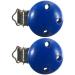 Pacifier clip color quantity selection wood pollutant-free pacifier clip baby clip color: blue number: 2 pacifier clips