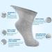 LIN Diabetic Socks for Men & Women - Non-Binding Circulatory Quarter Socks - 4 Pairs, Size 13-15 - Buy Online on GoSupps.com