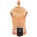 PAIDEFUL Stripe Dog Shirt XXL Orange - Soft Cotton Vest for Small Medium Dogs/Cats - Breathable Tank Top for Chihuahua, Yorkie - Pet Summer Clothes - Buy Online on GoSupps.com
