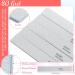 150 pcs Professional Emery Board Nail File 80/80 Grit | Double Sided, Washable, Reusable Manicure Tools for Nail Tech, Acrylic & Fake Nails - Buy Online on GoSupps.com
