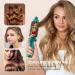 Cordless Portable Curling Iron Brush for Women | Instant Hair Curler & Styler with Tourmaline Ceramic Barrel - Perfect for Travel (Blue - Buy Online on GoSupps.com